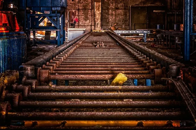 Return roller conveyor pada sistem belt conveyor industri untuk menjaga jalur balik belt tetap stabil